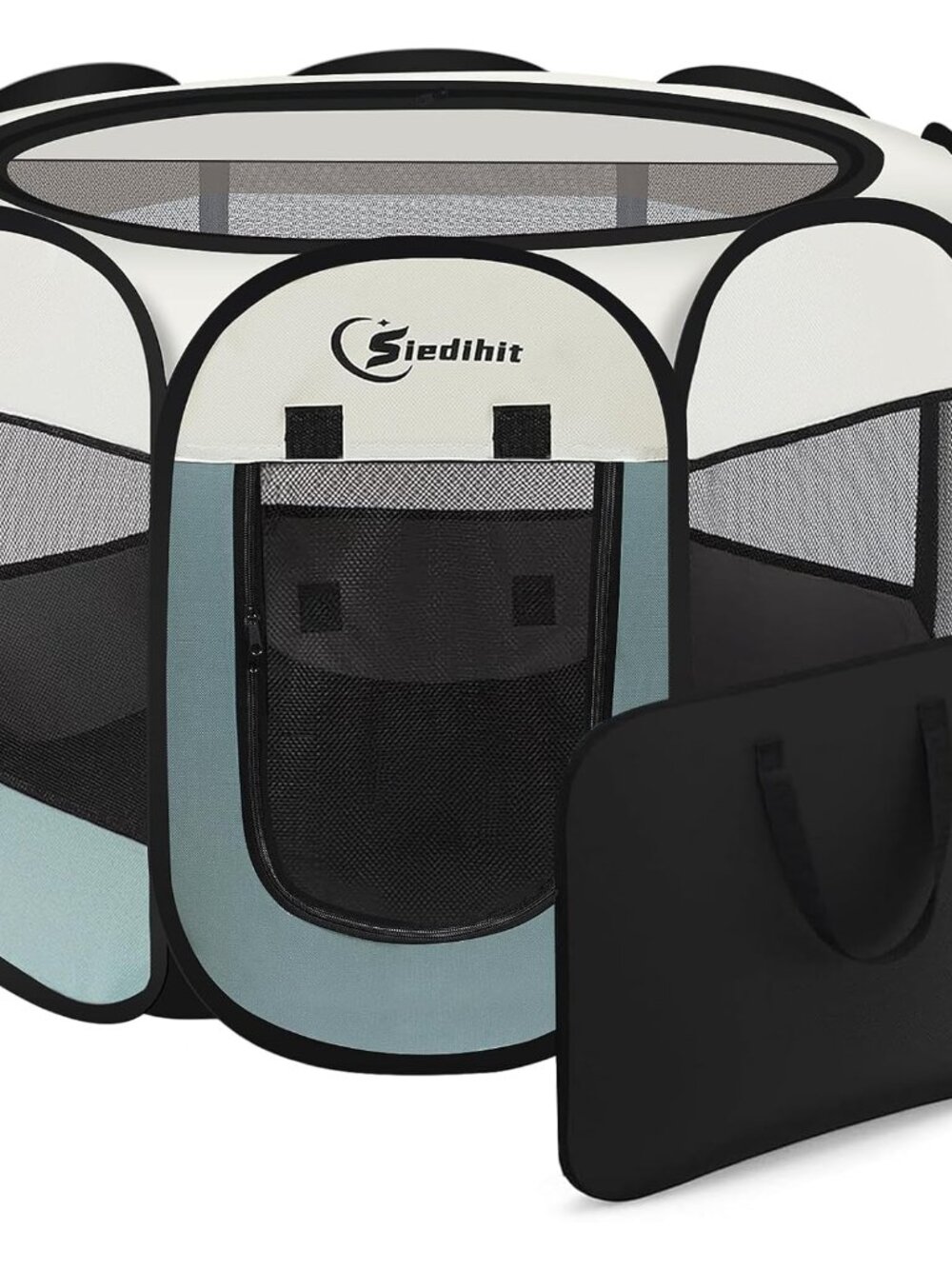 Dog Cat Playpen, Puppy Pet Playpen Indoor for Small Dog Crate Tent Cage Outdoor,